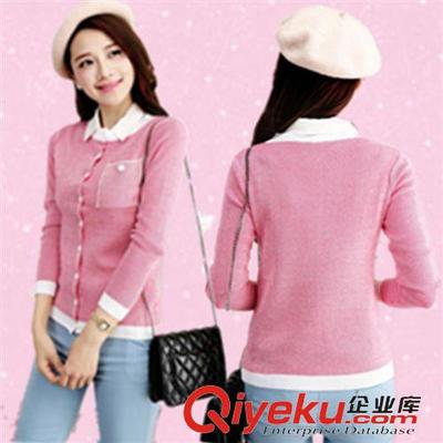 女式毛衣 針織衫 批發(fā)2015秋裝新款 韓版時尚開衫女針織衫 豎條紋長袖半高圓領(lǐng)毛衣圖片|女式毛衣 針織衫 批發(fā)2015秋裝新款 韓版時尚開衫女針織衫 豎條紋長袖半高圓領(lǐng)毛衣產(chǎn)品圖片由漢川市金玉韓版服裝店公司生產(chǎn)提供-企業(yè)庫網(wǎng)